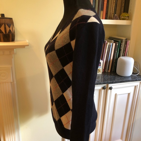 J.Crew Argyle Sweater - Picture 2 of 7